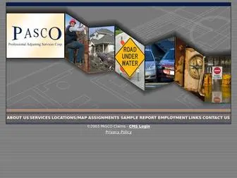 Pascoclaims.com(Pasco Claims) Screenshot