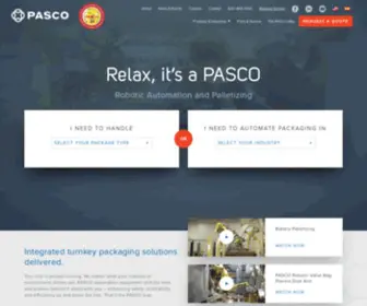 Pascosystems.com(PASCO Systems) Screenshot