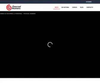 Pascualromero.net(Master Coach Trainer & Escritor) Screenshot