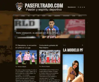 Pasefiltrado.com(Sports) Screenshot