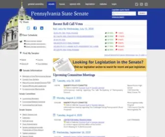 Pasen.gov(The Pennsylvania Senate) Screenshot