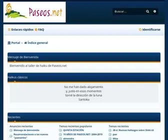 Paseos.net(Portal) Screenshot