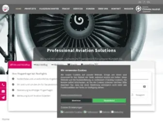 Pasflights.com(Willkommen bei PAS) Screenshot