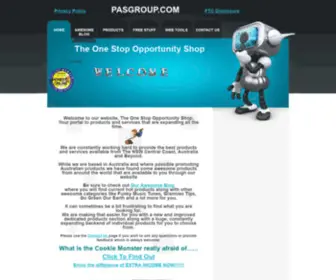 Pasgroup.com(The One Stop Opportunity Shop) Screenshot