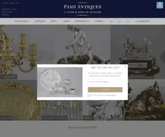 Pashantiques.com(PASH & SONS ANTIQUES) Screenshot