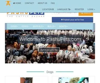 Pashupets.com(Online Cattle & Pets Bazaar) Screenshot