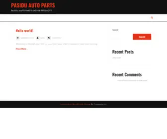 Pasidu.com(PASIDU AUTO PARTS AND PA PRODUCTS) Screenshot