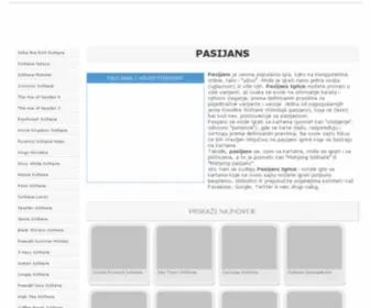 Pasijans.com(Pasijans Igre) Screenshot