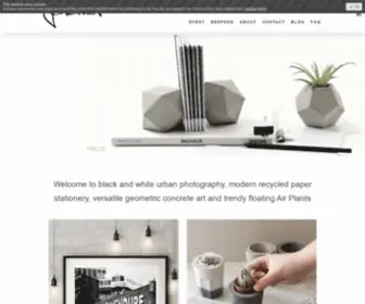 Pasinga.com(PASiNGA concrete decor & jewellery displays) Screenshot