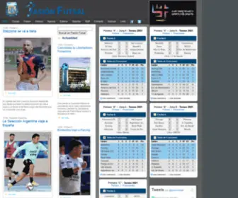 Pasionfutsal.com.ar(Pasión Futsal) Screenshot