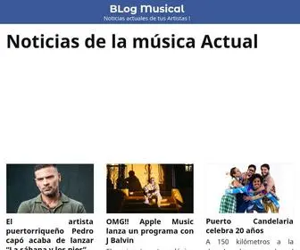 Pasionmusical.net(Sitio web de Entremetimiento Musical Actualidades nuevos lanzamientos) Screenshot