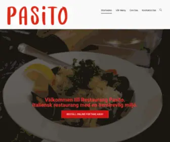 Pasito.se(Restaurang Pasito i Umeå) Screenshot