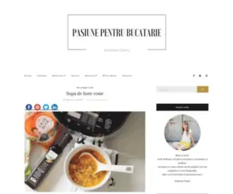 Pasiunepentrubucatarie.ro(Pasiune pentru bucatarie) Screenshot