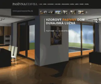 PasivnastavBa.sk(Vzorový pasívny dom Dunajská Lužná) Screenshot