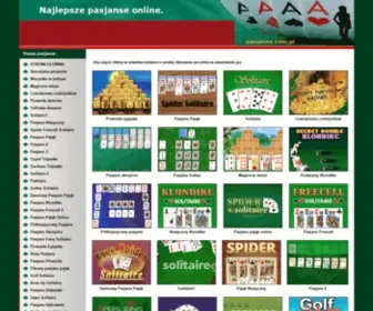 Pasjanse.com.pl(Gry karciane) Screenshot