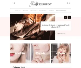 Pasjekaroliny.pl(Pasje Karoliny) Screenshot