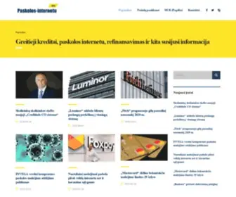 Paskolos-Internetu.eu(Paskolos internetu Finansiniai patarimai ir naujienos) Screenshot