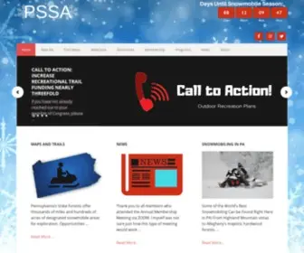 Pasnow.org(PA State Snowmobile Association) Screenshot