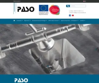 Paso-Maschinenbau.de(Informieren Sie sich über unseren Präzisionsmaschinenbau) Screenshot