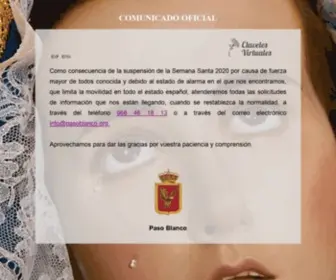 Pasoblanco.org(Semana Santa Lorca) Screenshot