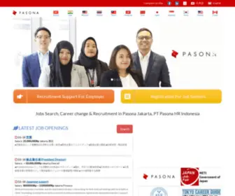 Pasona.co.id(Best Recruitment Agency Based in Japan) Screenshot