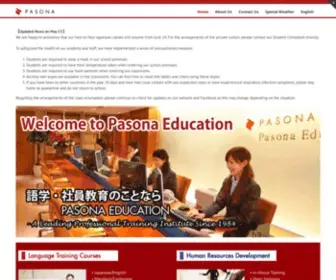 Pasona.edu.hk(What's New Home) Screenshot