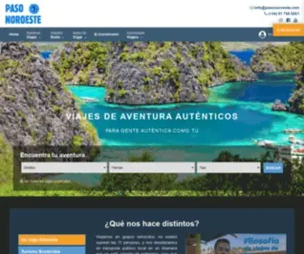 Pasonoroeste.com(Agencia de viajes de aventuras y viajes alternativos) Screenshot