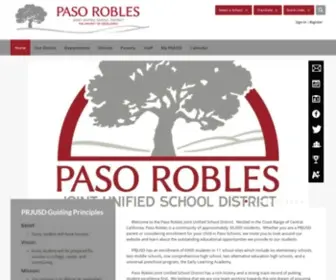 Pasoschools.org(Paso Robles Joint Unified School District) Screenshot
