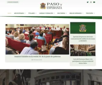 Pasoyesperanza.es(Paso y Esperanza) Screenshot