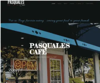 Pasqualescafe.com(Pasquale's Cafe) Screenshot