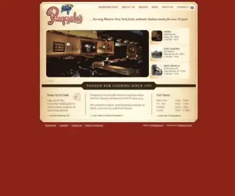 Pasquales.com(Pasquale's Italian Restaurants) Screenshot