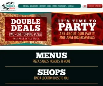 Pasqualespizzeria.com(Pasquale's pizzeria) Screenshot