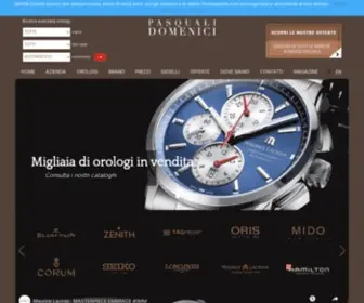 Pasqualidomenici.it(Vendita orologi e gioielli di lusso) Screenshot