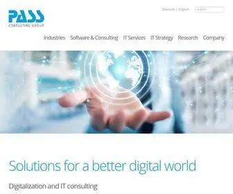 Pass-Consulting.com(Digitalisierung und IT) Screenshot