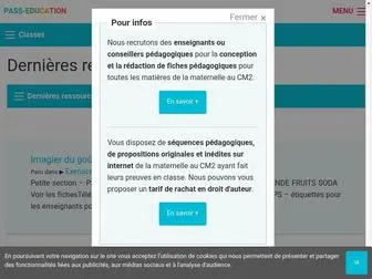 Pass-Education.fr(Exercices) Screenshot