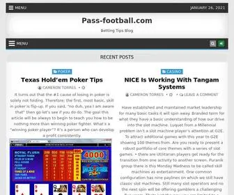 Pass-Football.com Screenshot