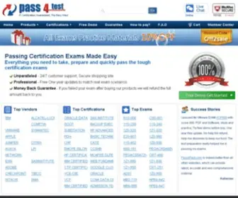 Pass4Test.com(Pass4Test IT certification study materials Providers) Screenshot