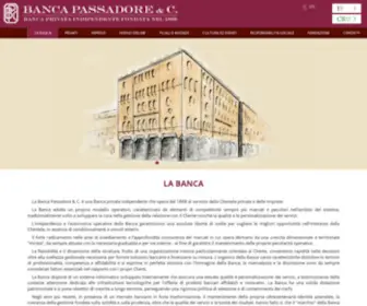 Passadore.it(Banca Passadore & C) Screenshot