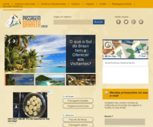 Passagembarata.com.br(Passagem Barata) Screenshot