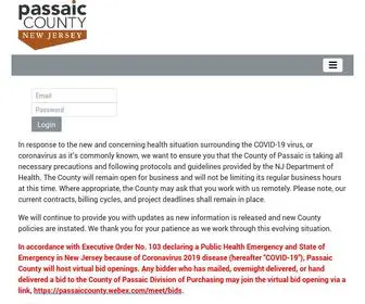 Passaicbids.com(Purchasing Portal) Screenshot
