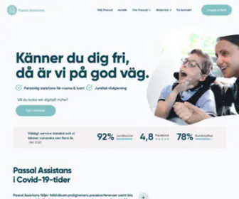 Passal.se(Passal Assistans I Assistansbolaget du letat efter men inte hittat) Screenshot