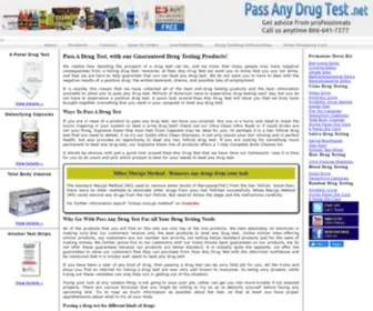 Passanydrugtest.net(How to pass any drug test) Screenshot