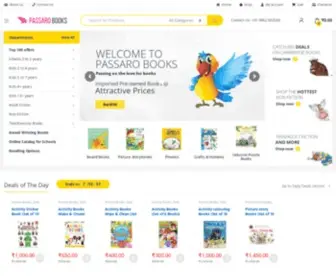 Passarobooks.com(School Library Books Suppliers) Screenshot