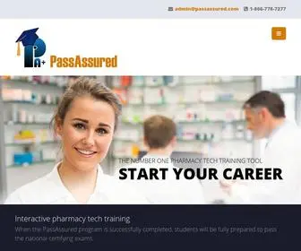 Passassured.com(Online Pharmacy Technician Training Course) Screenshot