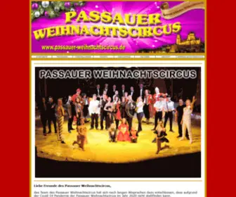 Passauer-Weihnachtscircus.de(Passauer Weihnachts) Screenshot