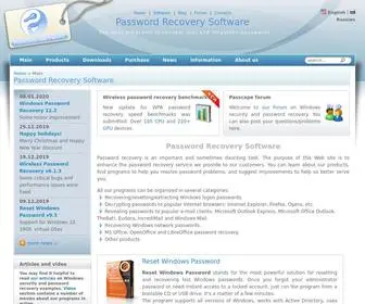 Passcape.com(Password Recovery Software) Screenshot