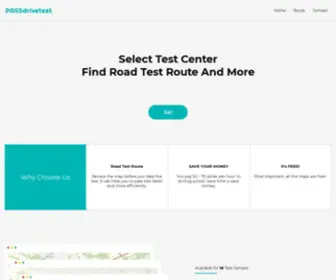 Passdrivetest.com(G2 and Full G Road Test Map and More) Screenshot