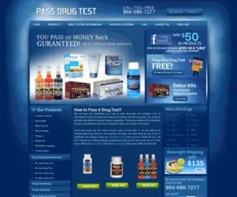 Passdrugtests.net(Pass drug test How to pass a drug test) Screenshot