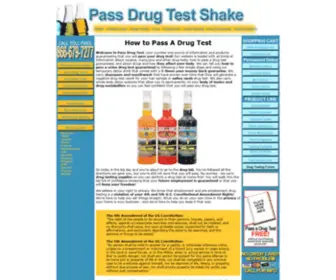 Passdrugtestshake.com(Pass A Drug Test) Screenshot