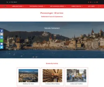 Passengerdiaries.com(Browse by activity about us passenger diaries) Screenshot